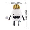 in stock Detective Egg plush detective egg plush toy doll cartoon doll wholesale