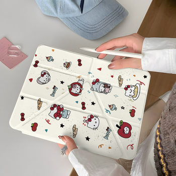 Apple Kty Foldable Ipad10/9/8 Generation Air7 Tablet Mini6 Protective Case Pro 11inch A16 Protective Case Anti-Fall