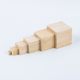 Small Wooden Blocks Kidsren's Handmade DIY Model Materials Wooden Blocks Raised Rectangular Square Solid Wood Pine Teaching Aids