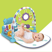 Newborn Cartoon Multifunction Music Baby Fitness Rack Rocking Bell Baby Game Crawling Blanket Pedantic Piano