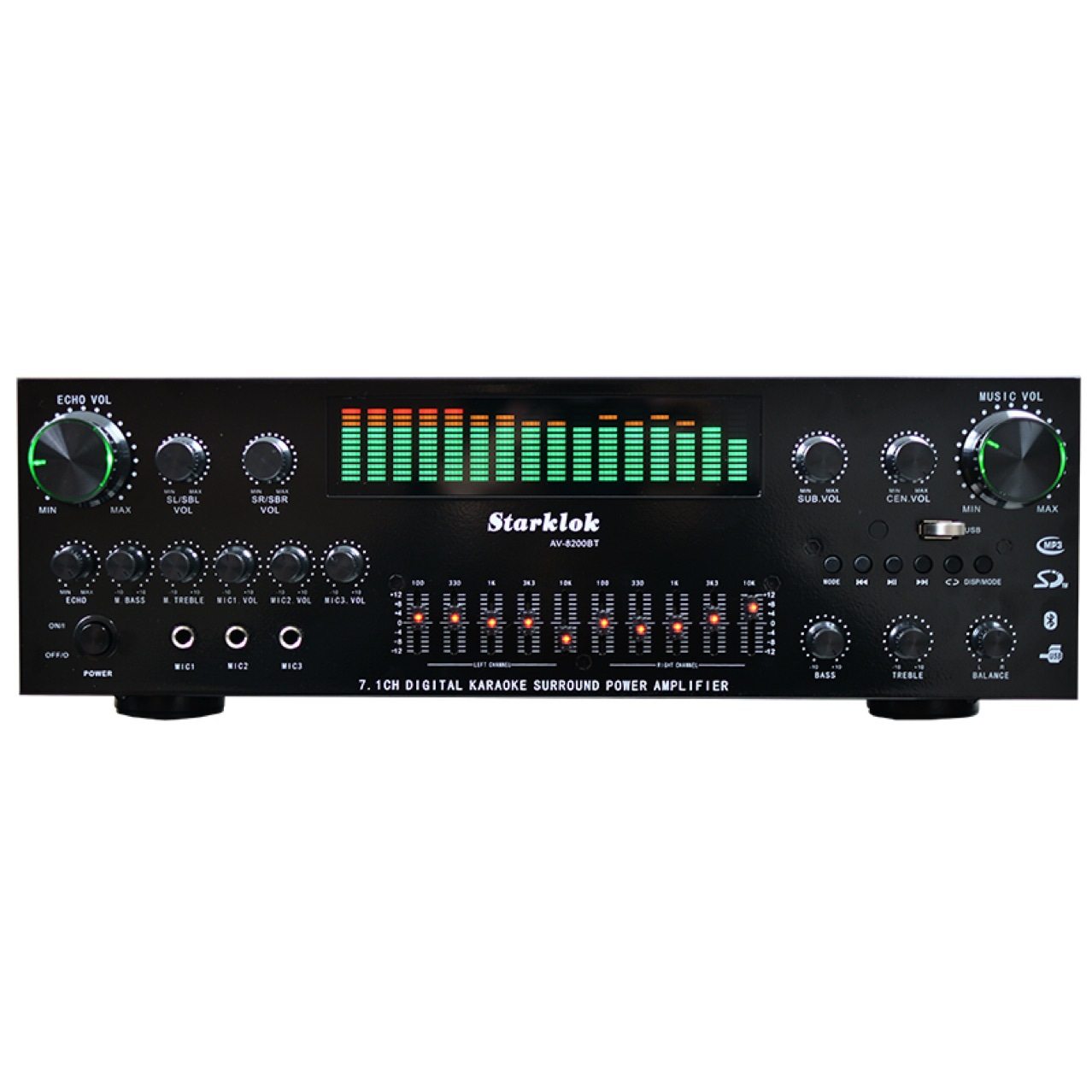 starklok/8200bt channel power amplifier household high-power power amplifier KTV professional fever heavy