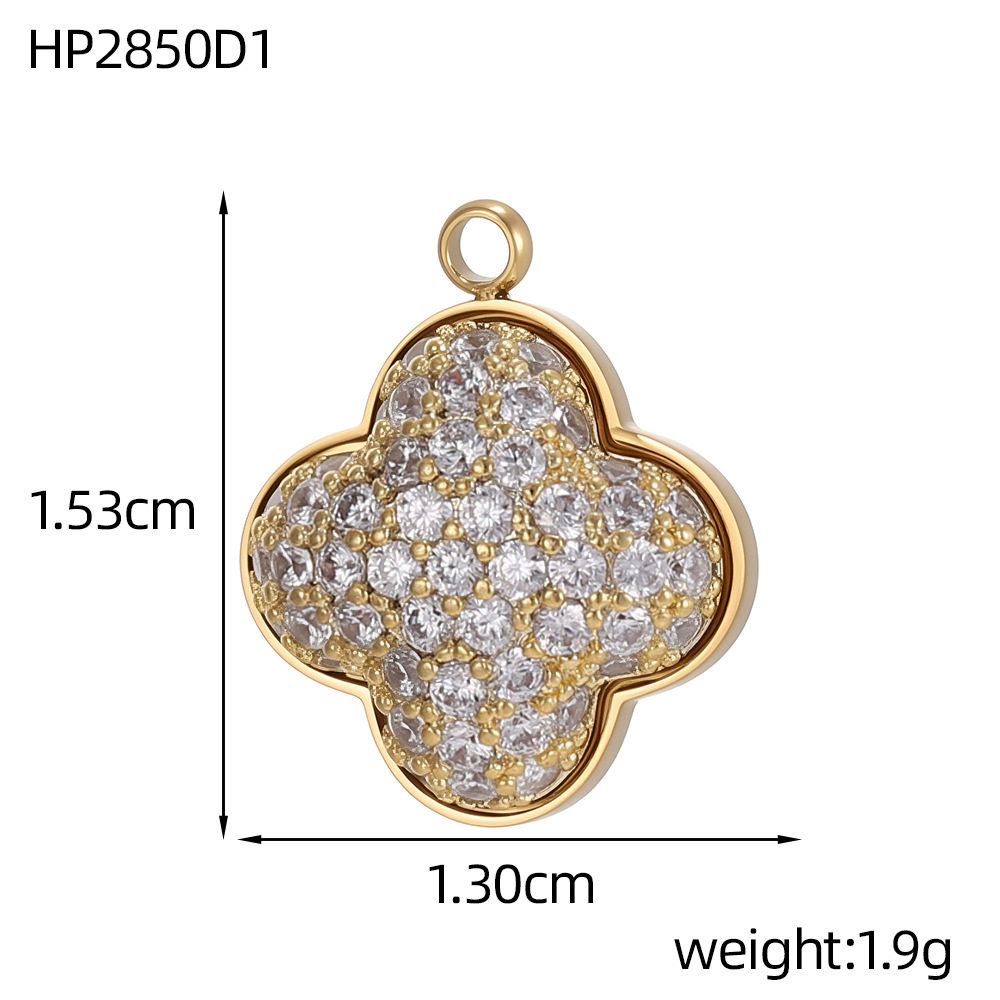 สั่งซื้อนำเข้า ยุโรปและอเมริกา Cross-border ขายร้อน Micro-paved zircon Love เรขาคณิตจี้อุปกรณ์เสริม DIY สร้อยข้อมือลูกปัดเครื่องประดับ จากจีน 1688 taobao alibaba tmall