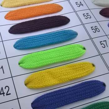 Spot 256 Colors 48 Ingots 1.2cm Hollow Polyester Cotton Flat Rope Clothing Clothing Waist Rope Hat Rope Drawstring