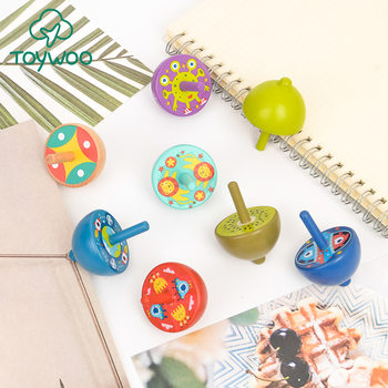 Yiwang Magic Spinning Top Boys Girls Wooden Toys