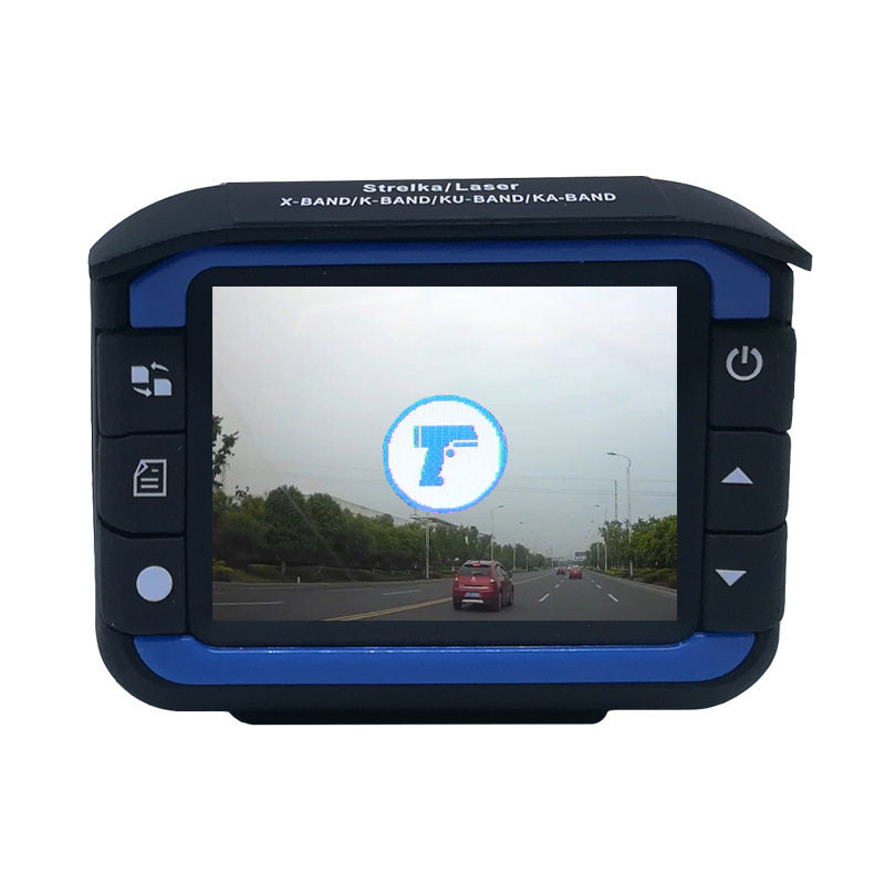Cross-Border Factory Direct Sales Vg3 Two-In-One Driving Recorder Digital Dog Car Radar Speedometer English-Russian Bilingual