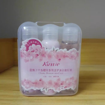 Costin Thousand Island Cherry Blossom Fragrance Shower Gel Three-Piece Set Shampoo Conditioner Sample Long-Lasting Fragrance Hydrating