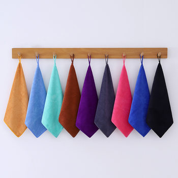 Kindergarten Small Square Towel Household Kidsren's Face Wash and Hand Wipe Small Towel Soft and Absorbent Not Easy to Shed Hair Multifunctional Square Towel