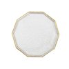 Scandinavian Irregular Western Food Plate Phnom Penh Crystal Casual High-Looking Glass Plate Tray Polygonal Fruit Plate Dried Fruit Plate