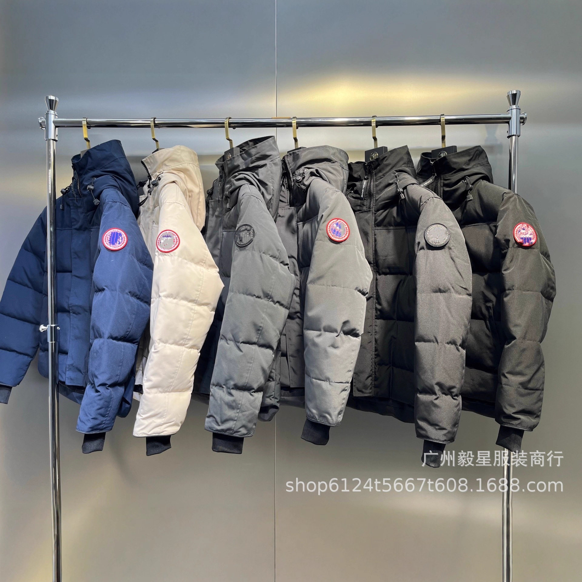 25 Autumn and Winter Models of Big Goose 12 Stand-Up Collar Hooded down Jackets, Outdoor Warm Jackets for Men and Women