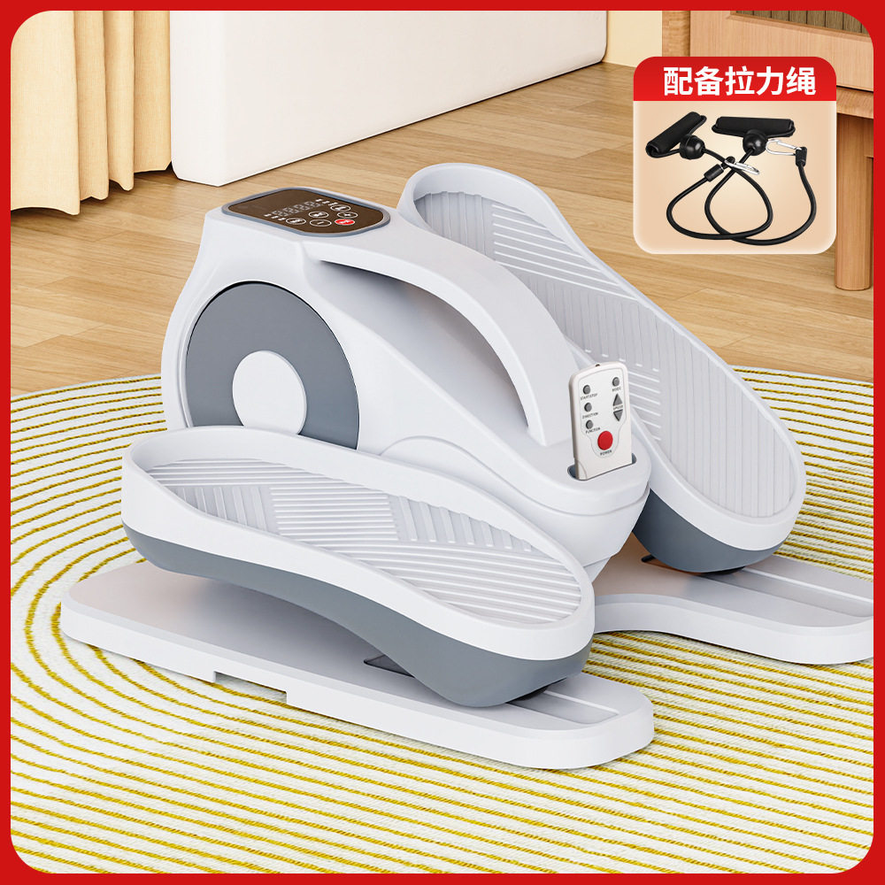Electric Walking Machine for the Elderly, Upper and Lower Limb Training Stepper, Smart Walking Machine, Under-Desk Elliptical Machine for Leg and Foot Exercise