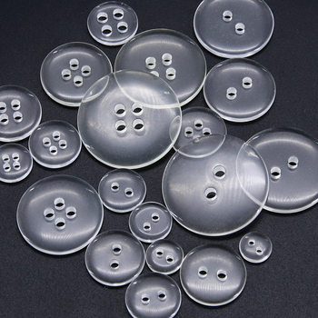 In-Stock, Quick Delivery, Transparent Buttons, Versatile Anti-Exposure Buttons for Shirts and Jackets, Children's Resin Round Invisible Buttons, Accessories