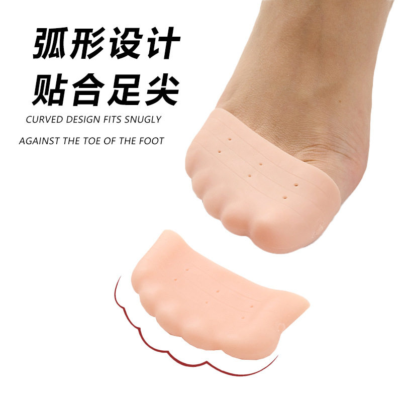 Toe Pads, Toe Protectors, Forefoot Half-Size Pads, Sports Ballet Shoes, Anti-Wear Toes, Soft and Highly Elastic Toes