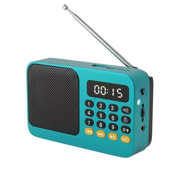 Fm Radio for the Elderly, Portable Charging Player, Multi-Function Card Speaker, Singing Machine, Bluetooth Speaker