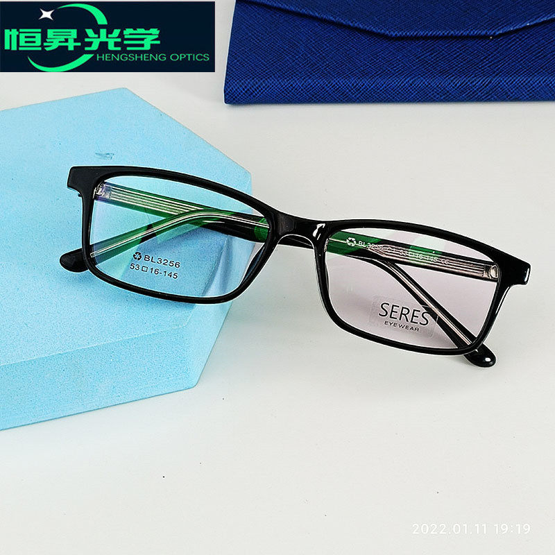 New narrow frame plate core leg glasses frame large frame TR transparent small frame men and women presbyopia myopia frame wholesale
