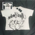 B100 White (Short Style Diamond Batwing Sleeve)