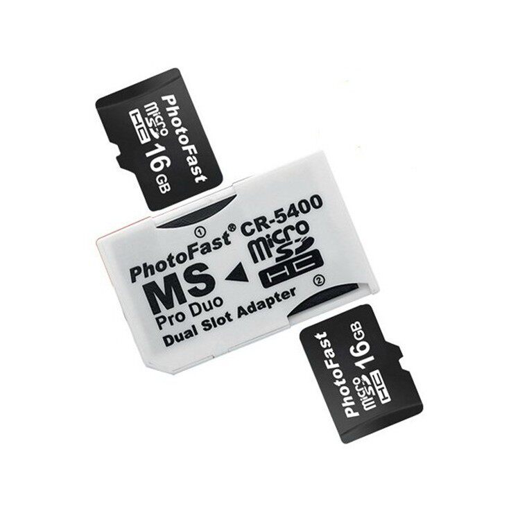 Factory Psp Memory Stick Card Holder Tf to Ms Single Card Holder Adapter Vest Card Reader Single and Double Card Tray Adapter