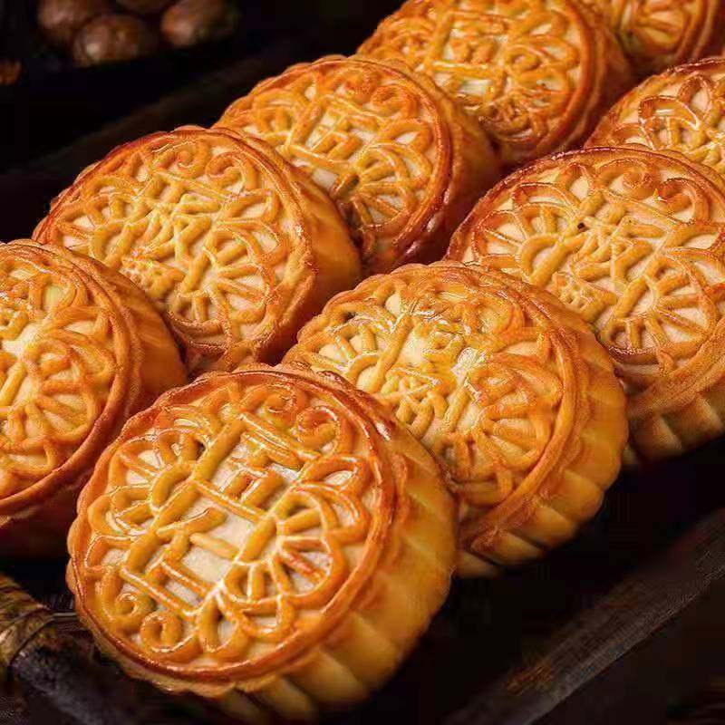 [Hot Sale] Multi-Flavor Small Mooncakes, Five-Nut Cantonese-Style Strawberry Pineapple Individually Packaged Fruit Small Mooncakes