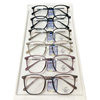 Shebang Internet Celebrity Plain Mirror Large Frame Glasses Frame Men and Women Myopia Metal Anti-Blue Light