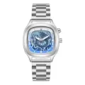 Steel strip blue dragon shape