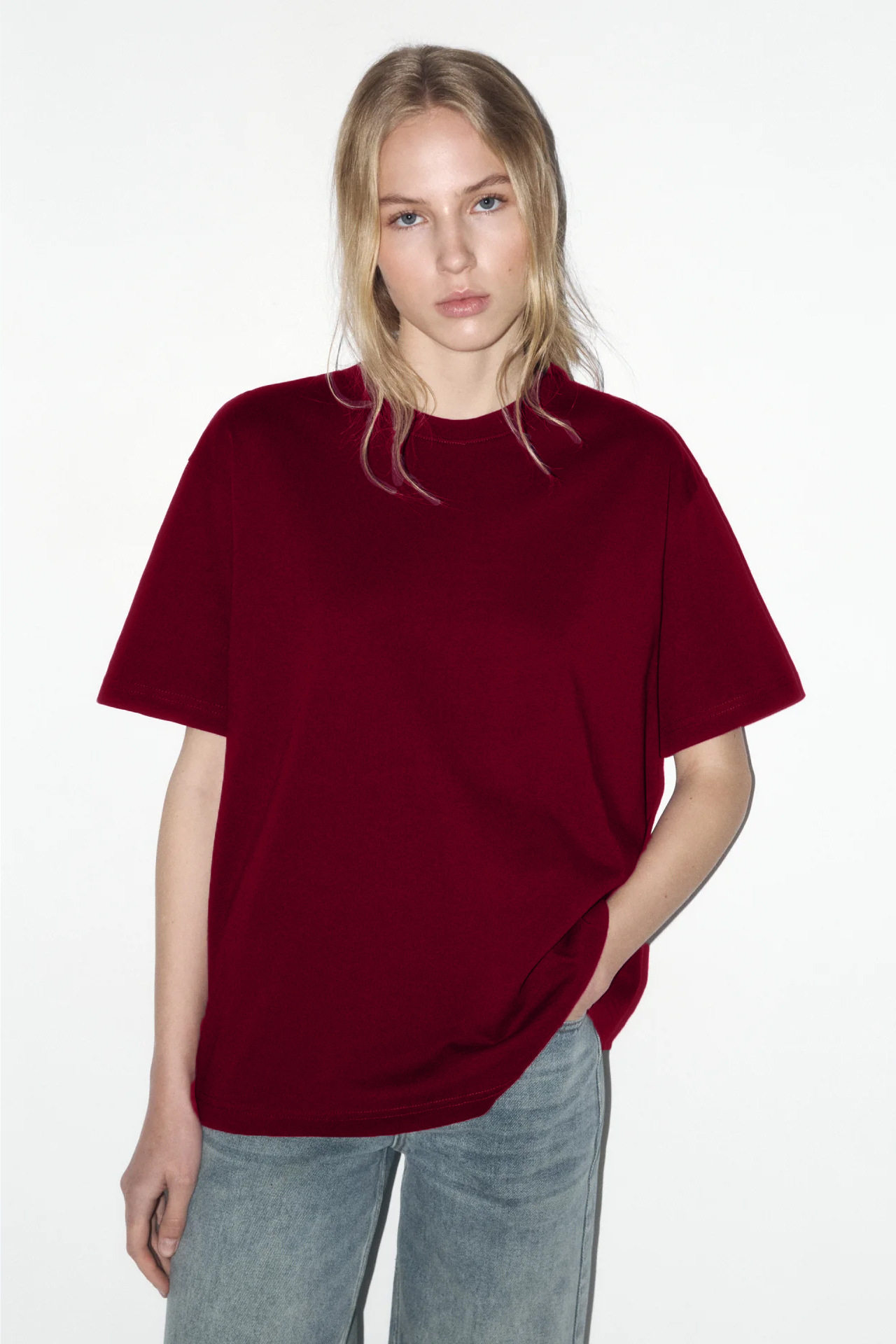 Womens 100 Cotton Solid Color T Shirt Round Neck Short Sleeve Versatile Style Spring Summer Collection Wholesale