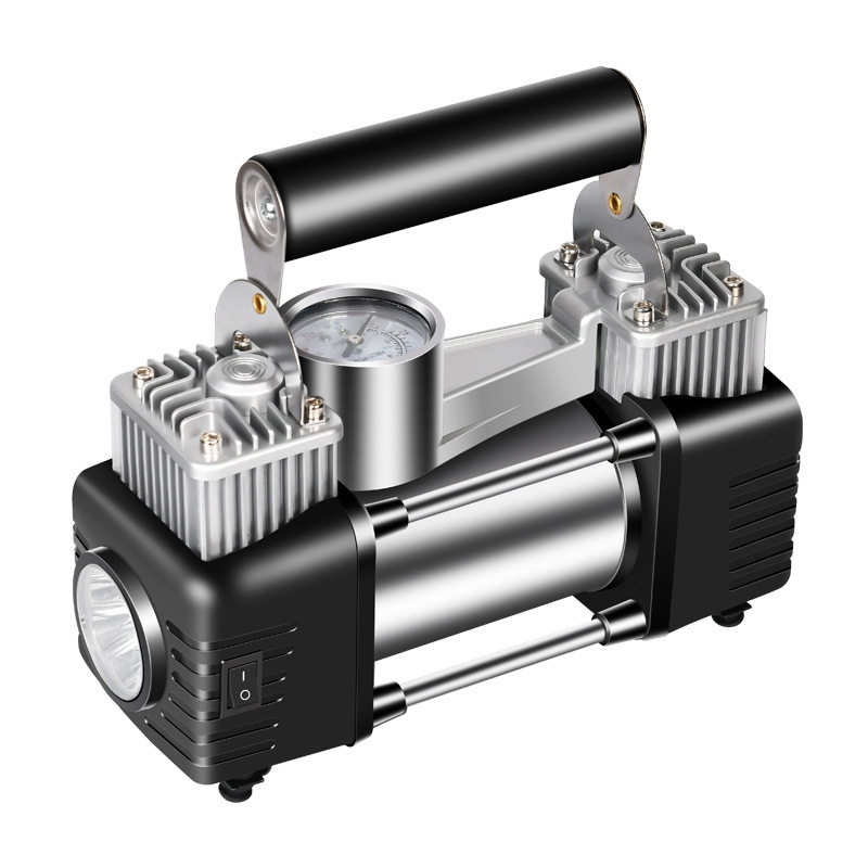 Car Air Pump 150W Air Pump 80-Cylinder Car Multi-Function Automatic Charging and Stopping Double-Cylinder High-Pressure Tire