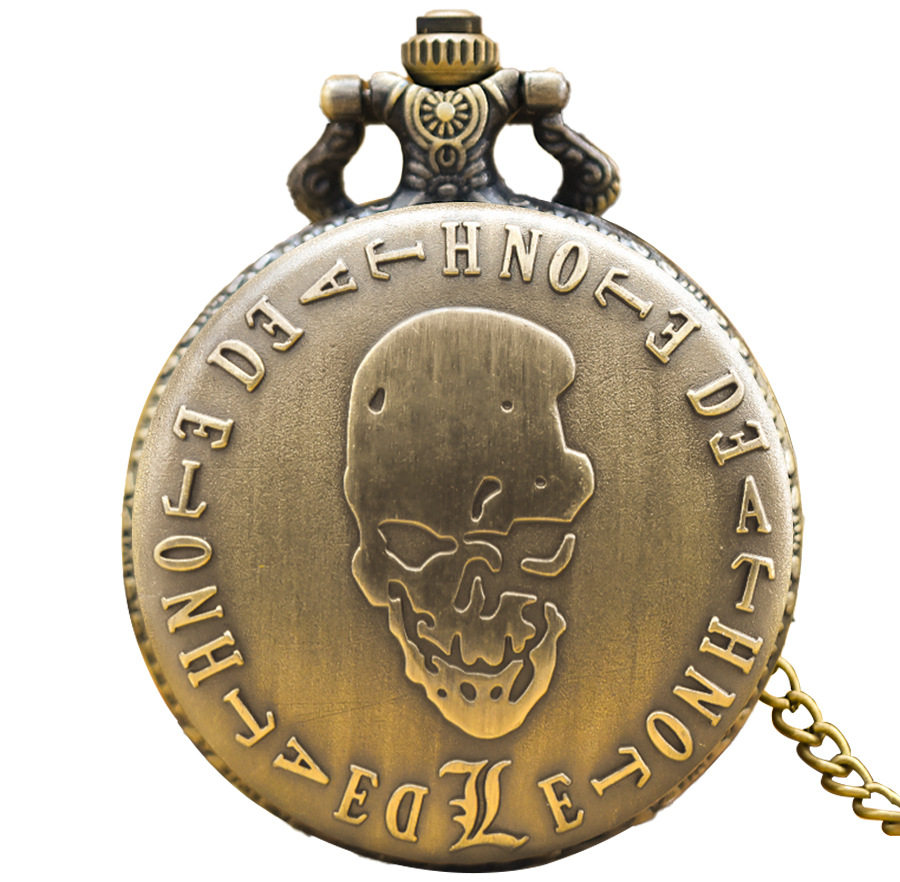 镂空时尚复古石英表个性潮流大号项链怀表厂家批发怀旧手表