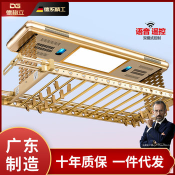 Dege Li Double Bracket Mother and Baby Electric Clothes Drying Rack Remote Control Thickened Bracket Clothes Drying Rack