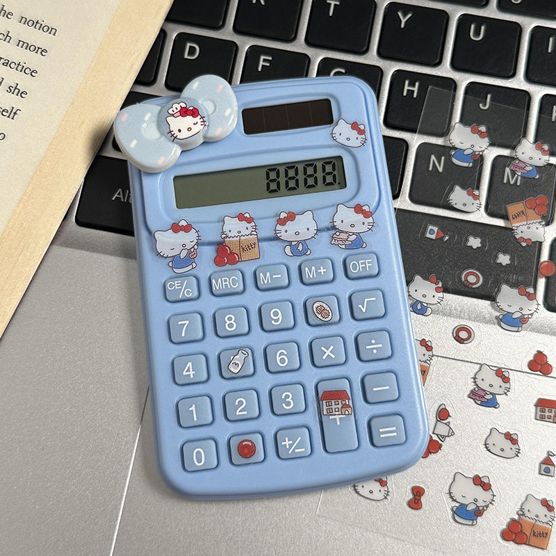 计算器创意可爱卡通学生办公文化用品高颜值迷你便携计算机批发