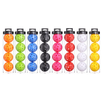 Hanging barrel pick ball super hard 40-hole hole ball 74MM rotational plastic injection molding luminous toy ball factory direct sales