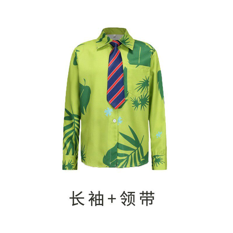 長袖トップス+ネクタイ