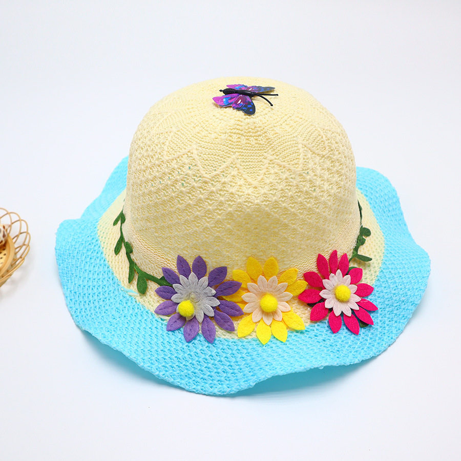 蝶の三つの花-青