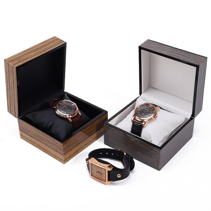 High-End Solid Wood Watch Packaging Box, Wooden Single Watch Box, Painted Wooden Watch Box, Bracelet Jewelry Storage Box