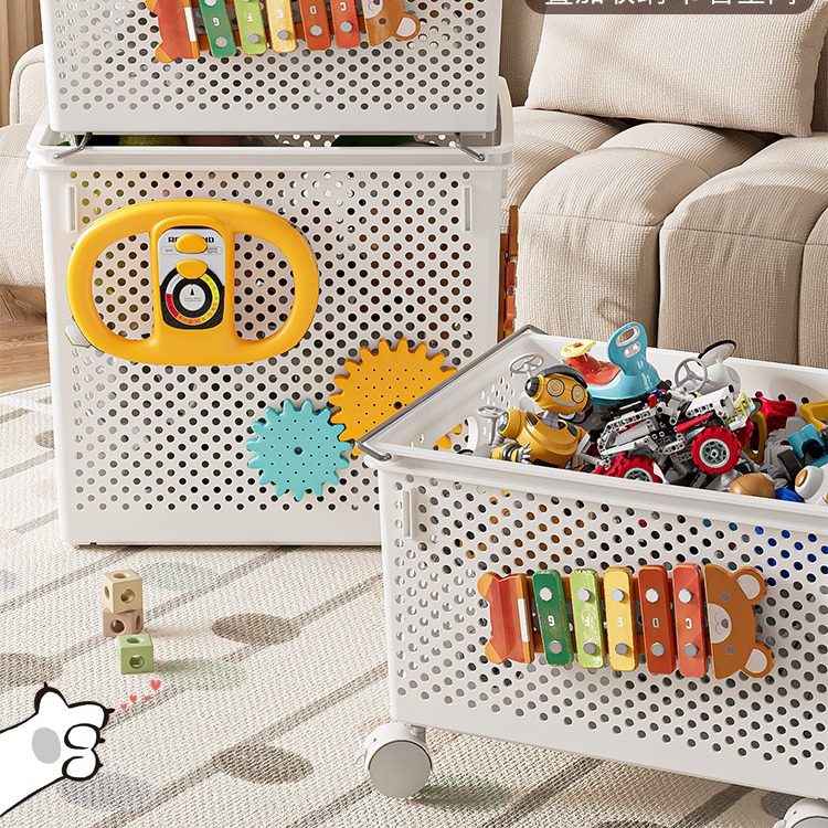 Storage box household snack storage box sports equipment yoga mat storage basket children's toy storage box