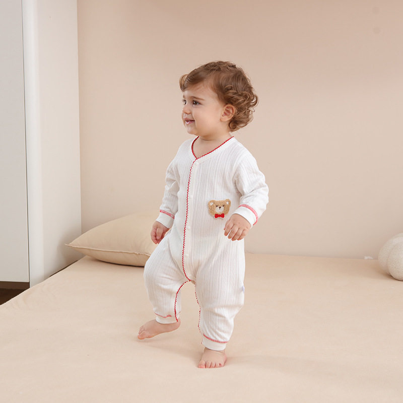 Baby Clothes for Spring, Autumn, and Winter, Baby Romper, Pure Cotton, Seamless Autumn Outfit, Newborn Clothes, Jumpsuit, Crawling Suit, Pajamas