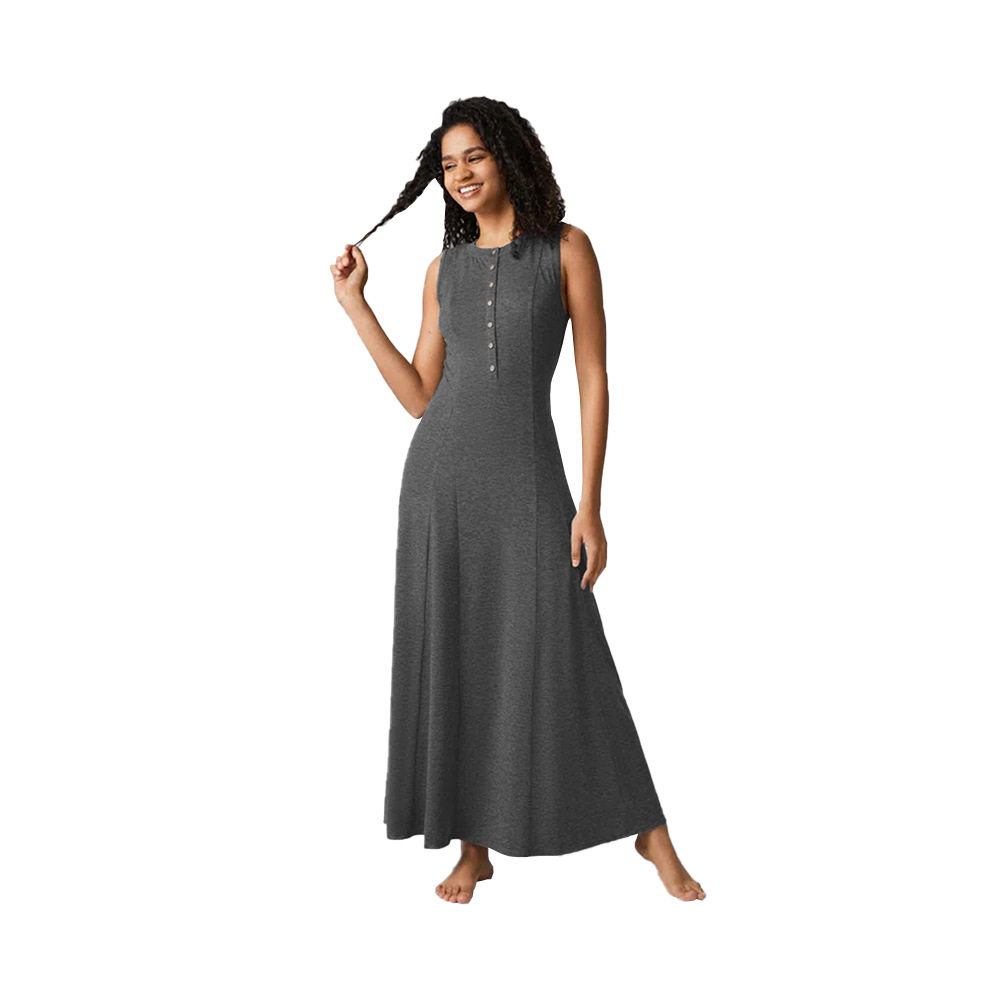 Elegant Casual Knit Dress V Neck Flared Hem Open Front Design Perfect for Spring Summer Events Wholesale Available