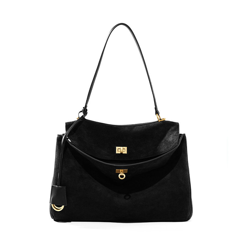 Màu đen size lớn (da nubuck)