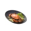 Japanese-Korean Ceramic Curry Plate Oval Ceramic Plate Household Fish Plate Simple Plate Restaurant Tableware Plate Wholesale
