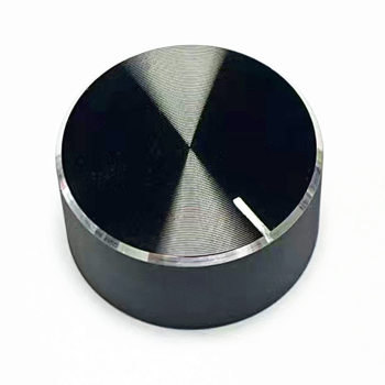 Aluminum knob 20*10mm flower shaft knob precision car CD pattern light body power amplifier audio sound card panel adjustment knob cap