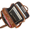 Trade leisure retro leather men's briefcase 15.6 inch business handbag shoulder messenger bag cowhide men's bag