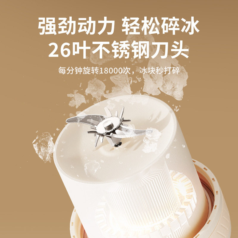 2025 New Juicer Can Crush Ice, Multifunctional Portable Electric Ton Cup, Large Capacity Fruit Juicer