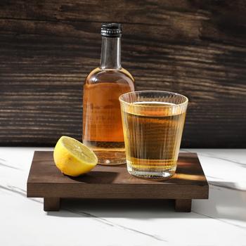 Nordic Desktop Wooden Multifunctional Storage Rack Ins Style Table Top Finishing Solid Wood Cup Perfume Storage Rack