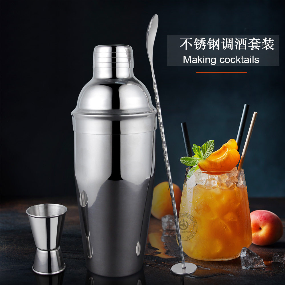 Bar Tools Cocktail Shaker Boston Shaker Shaker Full Set Stainless Steel Bartending Set