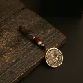 Zodiac snake sign + auspicious cloud rope