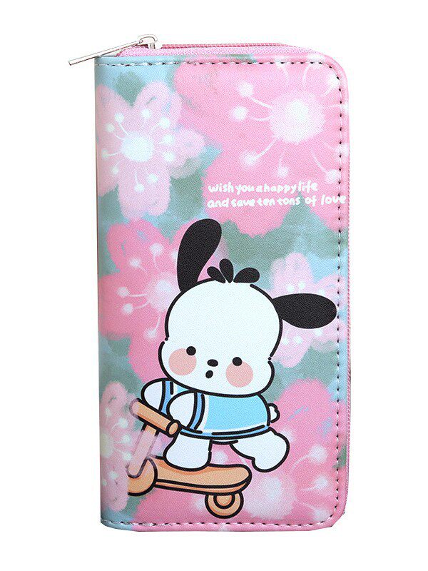 Yugui dog Parchia dog melody kulomi pudding dog cartoon Japanese and Korean large capacity storage children's coin purse