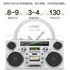 Retro Rock Cd Player Bluetooth Speaker Audio Radio Fmam Band Tape U Disk Music