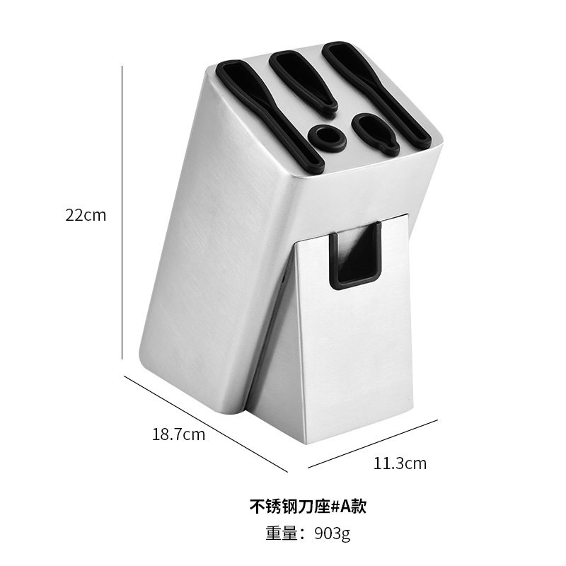 Spot Stainless Steel Knife Holder Kitchen Knife Storage Knife Holder Creative Knife Holder Kitchen Knife Scissors Fixed Knife Holder