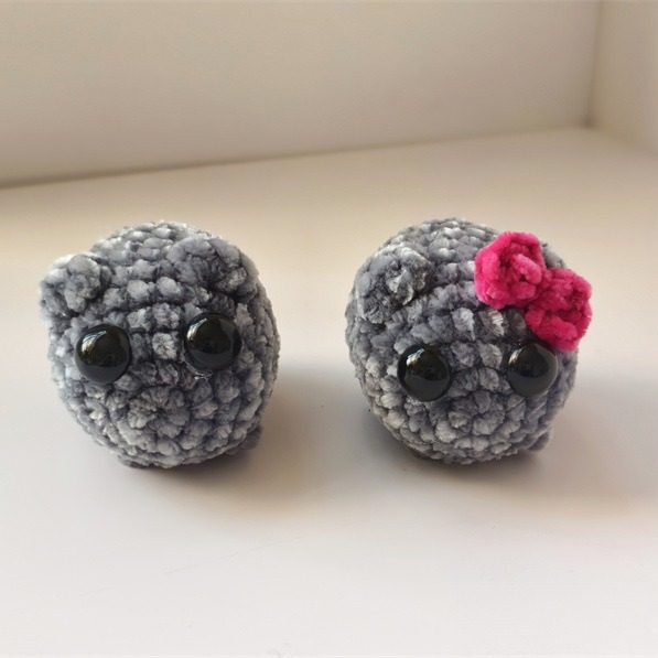 Sad Hamster Crochet Cross-Border Hot Product Sad Hamster Crochet Doll with Music and Keychain