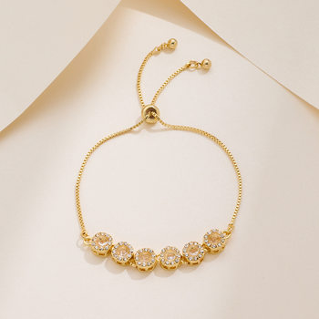 High-End Adjustable Bracelet for Women Summer Ins Niche Design Simple Accessible Luxury Versatile 2022 New Bracelet