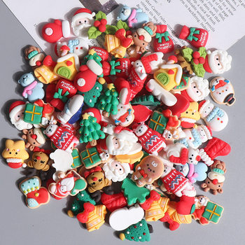 New Christmas Lucky Bag Mixed Christmas Series Jewelry Accessories Resin Blind Bag DIY Handmade Material Snowman