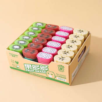 Amazon Stationery Cute Fruit-Filled Erasers, Creative Erasers for Students That Erase Cleanly Without Leaving Marks
